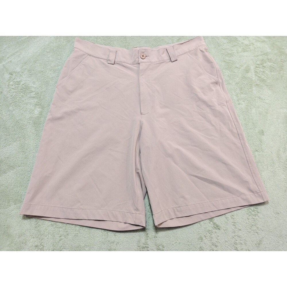 Mens Under Armour Performance Shorts Size 34R Khaki Golf Casual Walking